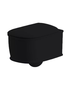 Унитаз подвесной Atelier с крышкой, черный матовый (ATV001 17;00) Artceram