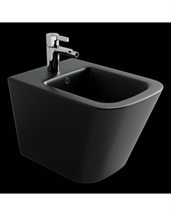 Биде подвесное Union CN4010MB черное матовое Ceramica nova