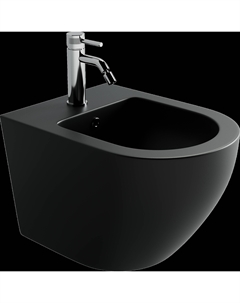 Биде подвесное Uno CN11002MB черное матовое Ceramica nova