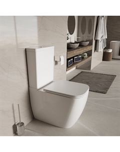 Унитаз-компакт Bien VT2-51T с сиденьем микролифт, белый Vincea