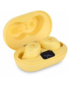 Наушники TWS Fox, желтый (Fox TWS Yellow) Accesstyle