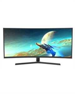 Монитор 34" AL77AZF VA, изогнутый, 3440x1440 (21:9), 300кд/м2, 165 Гц, 5 мс, 178°/178°, HDMI, DisplayPort, черный (AL77AZF) Valday