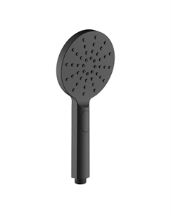 Лейка для душа WasserKraft d120 мм 1 режим без шланга латунь черная (A339) Wasserkraft