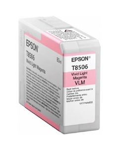 Картридж для струйного принтера T8506 Vivid Light Magenta (C13T850600) Epson