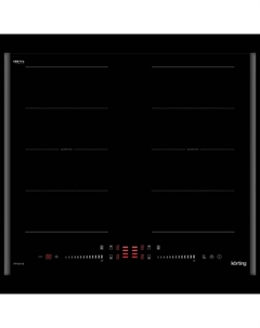Встраиваемая индукционная панель KORTING HIB 68900 B iMove, черное стекло Korting