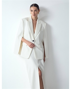 Однобортный жакет с разрезами Emka