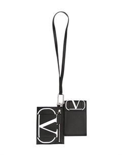 Valentino бумажник valentino garavani со шнурком на шею и логотипом vlogo один размер черный Valentino