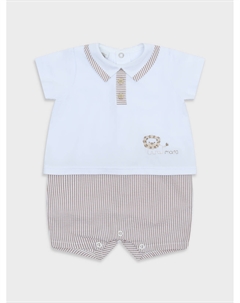 Песочник в полоску, бежевый Marlu