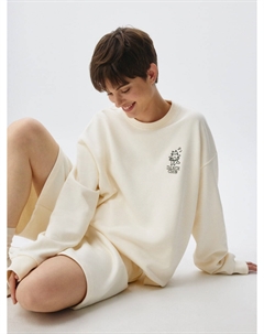 Свитшот оверсайз с вышивкой Sela