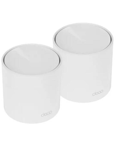 Роутер Deco X50 AX3000, 10/100/1000BASE-TX, a/b/g/n/ac/ax, 2.4/5ГГц, 574/2402Мбит/с, 2 встроенные антенны Tp-link