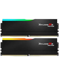Модуль памяти DDR5 32GB (2*16GB) F5-6400J3240G16GX2-RM5NRK RIPJAWS M5 NEO RGB 6400MHz CL32 1.40V G.skill