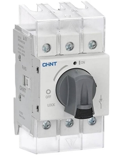 Выключатель-разъединитель 324155 NF2-25/3DIR 3P 25А со станд. ручкой на DIN-рейку или монтажную плату Chint