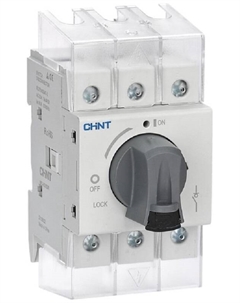 Выключатель-разъединитель 324160 NF2-63/3DIR 3P 63А со станд. ручкой на DIN-рейку или монтажную плату Chint