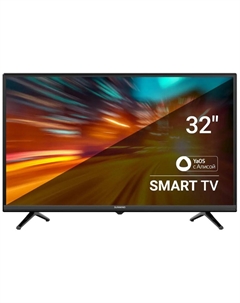 Телевизор SUNWIND SUN-LED32XS305 32" Яндекс.ТВ Slim Design черный FULL HD 60Hz DVB-T DVB-T2 DVB-C DVB-S DVB-S2 USB Smart TV Sunwind