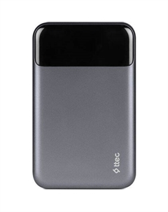 Внешний аккумулятор (Power Bank) TTEC ReCharger Pro LCD, 20000мAч, серый Ttec