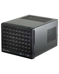 Корпус miniITX Sugo SST-SG13B, Micro-Tower, без БП, черный Silverstone