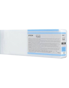 Картридж Epson T6365, светло-голубой / C13T636500