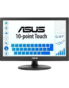 15.6" Монитор ASUS VT169HE, 1920x1080, IPS, 1хHDMI, черный Asus