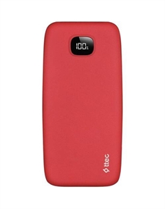 Внешний аккумулятор (Power Bank) TTEC ChargeUp LCD, 20000мAч, красный Ttec