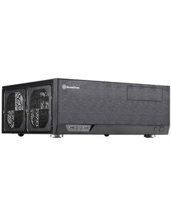 Корпус ATX Grandia SST-GD09B, Desktop, без БП, черный Silverstone