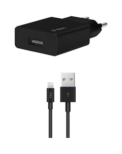 Сетевое зарядное устройство TTEC 2SCS20LS, USB-A, 8-pin Lightning, 10.5Вт, 2.1A, черный Ttec