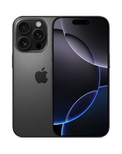 Смартфон Apple iPhone 16 Pro 256Gb, A3294, черный титан