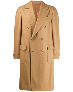 Caruso двубортное пальто 50 нейтральные цвета Caruso