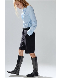 Шорты-бермуды костюмные со складками Befree