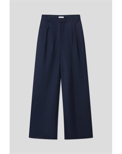 Однотонные брюки с защипами широкого кроя Choupette