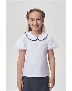 Блуза с декоративным воротником и камеей Choupette