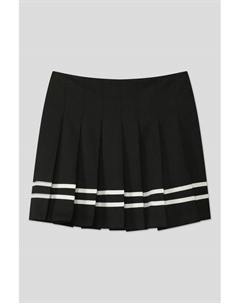 Юбка в складку с принтом Choupette