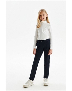 Трикотажные зауженные брюки со стрелками Silver spoon