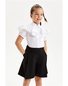 Блуза с отложным воротником Silver spoon