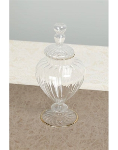 Банка с крышкой стеклянная Coincasa