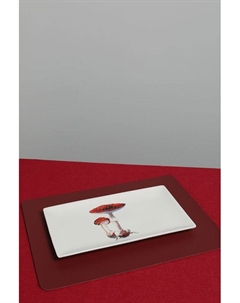 Поднос фарфоровый с принтом Funghetti Coincasa