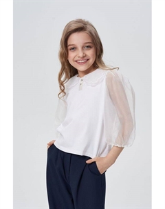 Блуза с рукавами из органзы Choupette