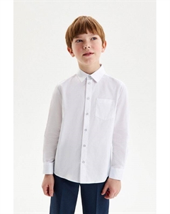 Рубашка хлопковая с карманом Silver spoon