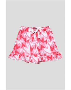 Шорты хлопковые с принтом и рюшами Ovs