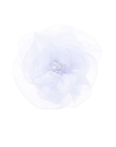 Шифоновый бант цветок Malina by андерсен