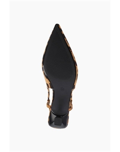 Босоножки с анималистичным принтом Abricot