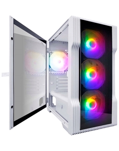 Компьютерный корпус 1STPLAYER TRILOBITE T3-G White (T3-G-WH-4F1-W) 1stplayer