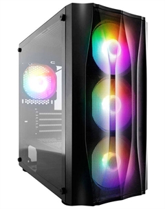 Компьютерный корпус 1STPLAYER FIREBASE X3-M Black (X3-M-BK-4F1) 1stplayer