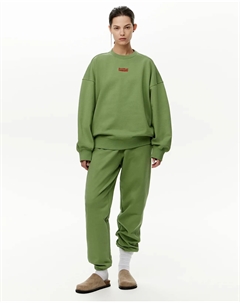 Брюки спортивные зеленого цвета 2mood