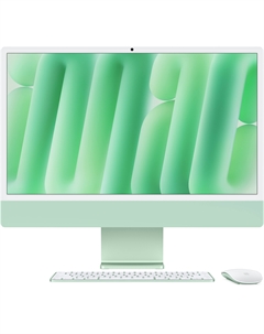 IMac 24" Retina 4,5K (M4 10C CPU, 10C GPU, 2024), 24 ГБ, 512 ГБ SSD, зеленый Apple