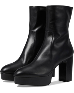 Ботинки Lala Platform Zip Bootie, цвет Black 2 Stuart weitzman