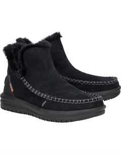 Ботинки Camden Suede, цвет Black/Black Hey dude
