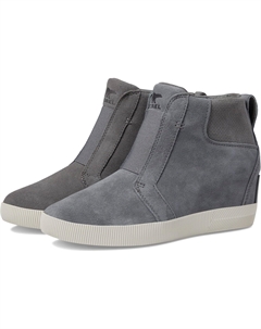 Ботинки женские Out N About Pull-On Wedge замшевые на танкетке, серый Sorel