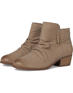 Ботильоны женские Charlten Rosa из нубука со сборкой, бежевый Clarks