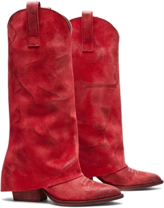 Ботинки Sorvino, цвет Red Suede Steve madden