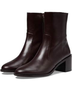 Ботинки Esme Zip Bootie, цвет Dark Brown Stuart weitzman